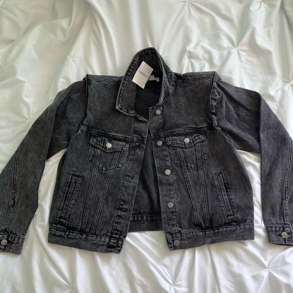 Forever 21 Black Denim Jacket